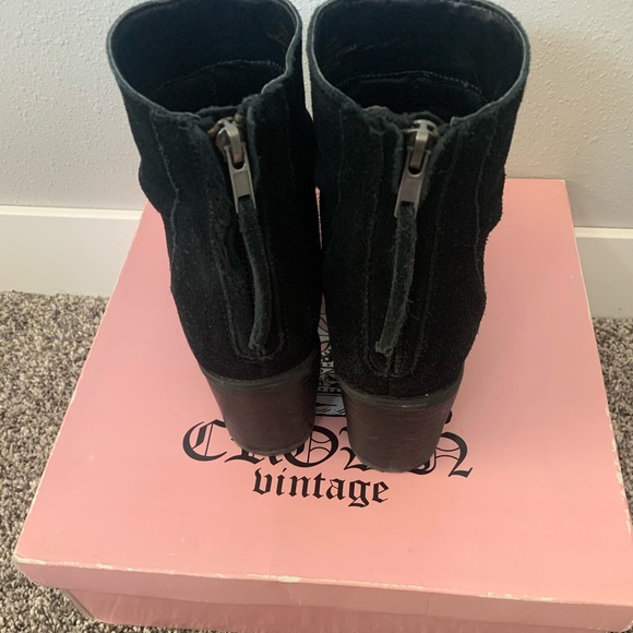 Crown vintage black booties - Picture 2 of 4